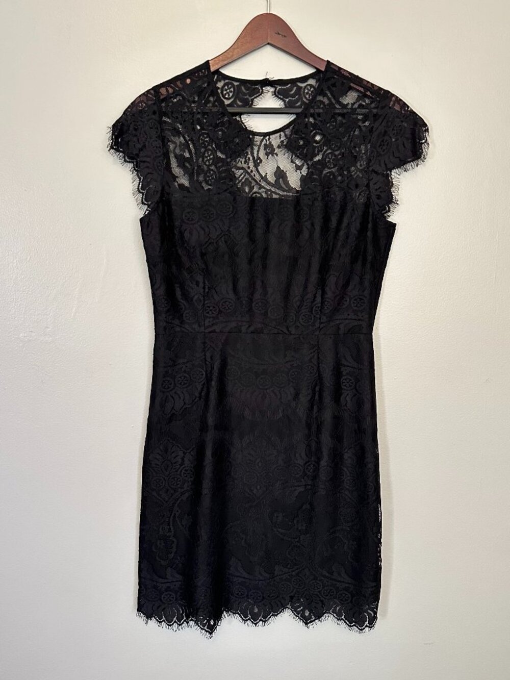 [BB Dakota] Black Lace Sheath Dress 10